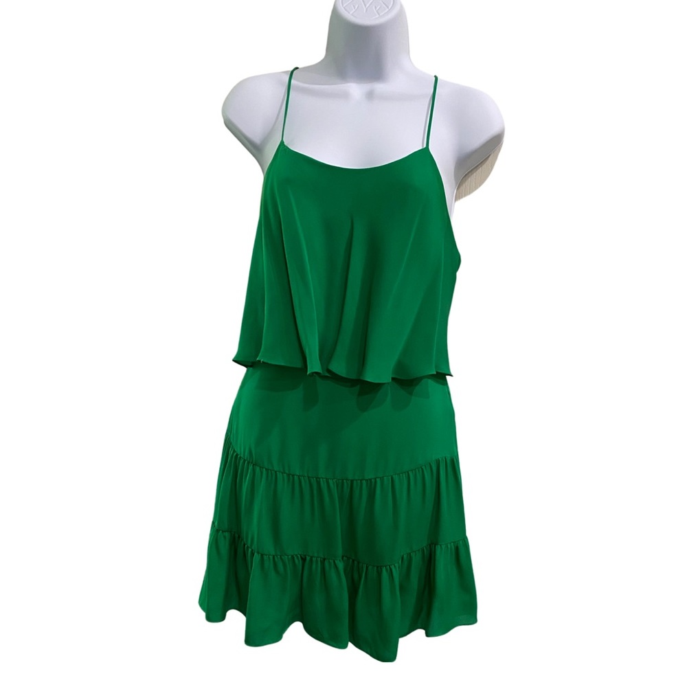 Haute Hippie Small Green Mini Sundress